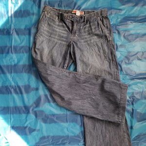 Gap flare leg jeans, well worn, Size 12